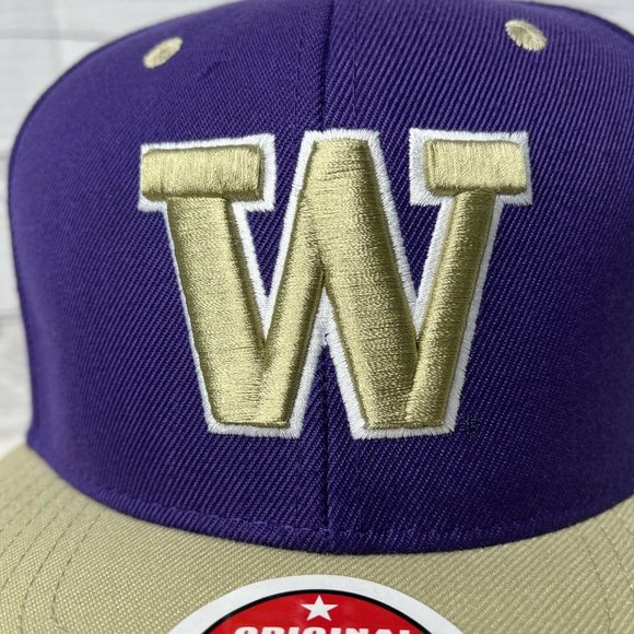 Washington Huskies Zephyr Z11 Adjustable Snapback Hat - Purple New NWT - Picture 6 of 8